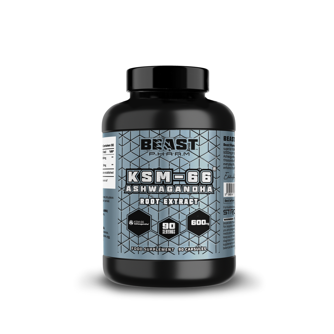 BEAST Pharm KSM-66® Ashwagandha - 600mg