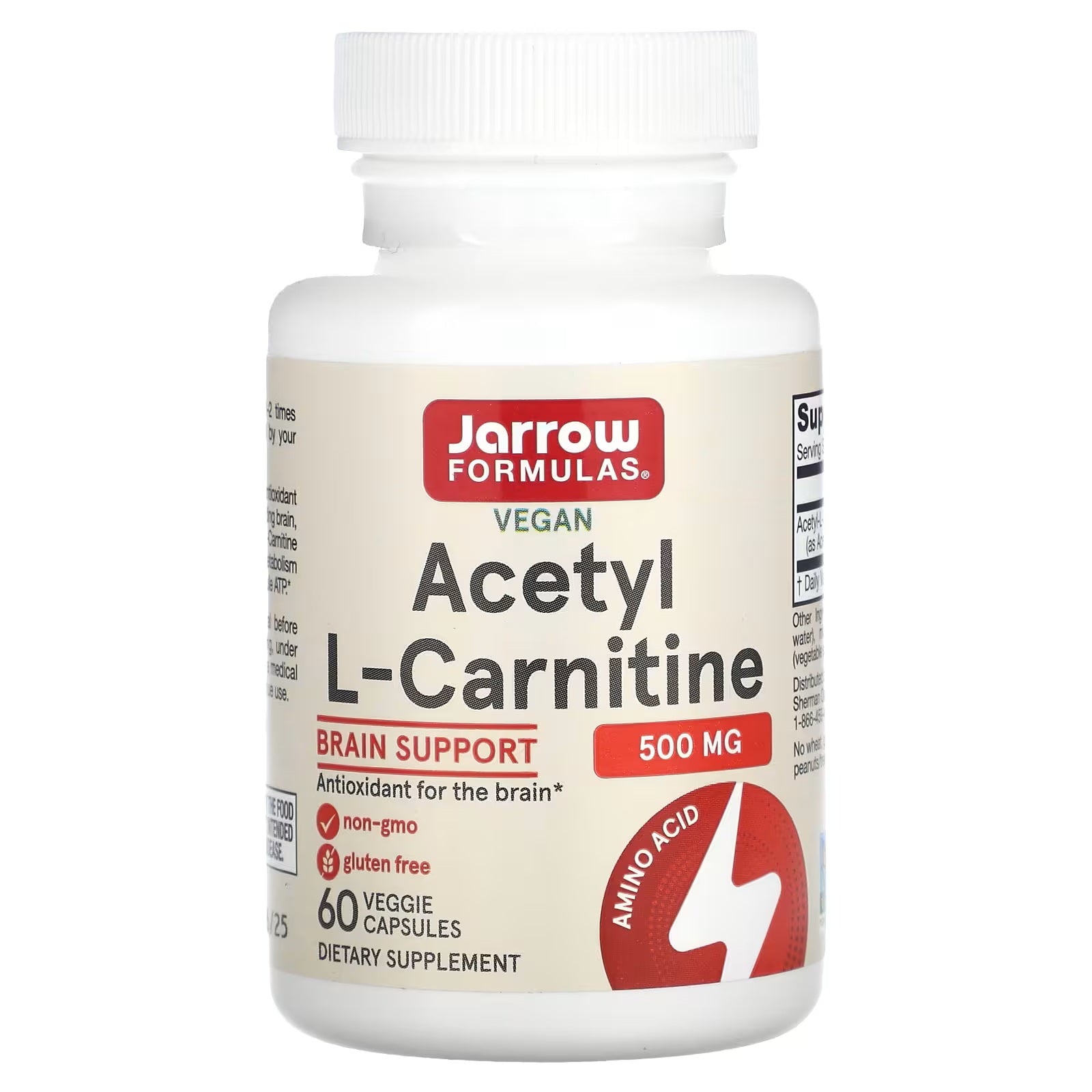 l carnitine ireland Jarrow Formulas Acetyl L-Carnitine, 500mg