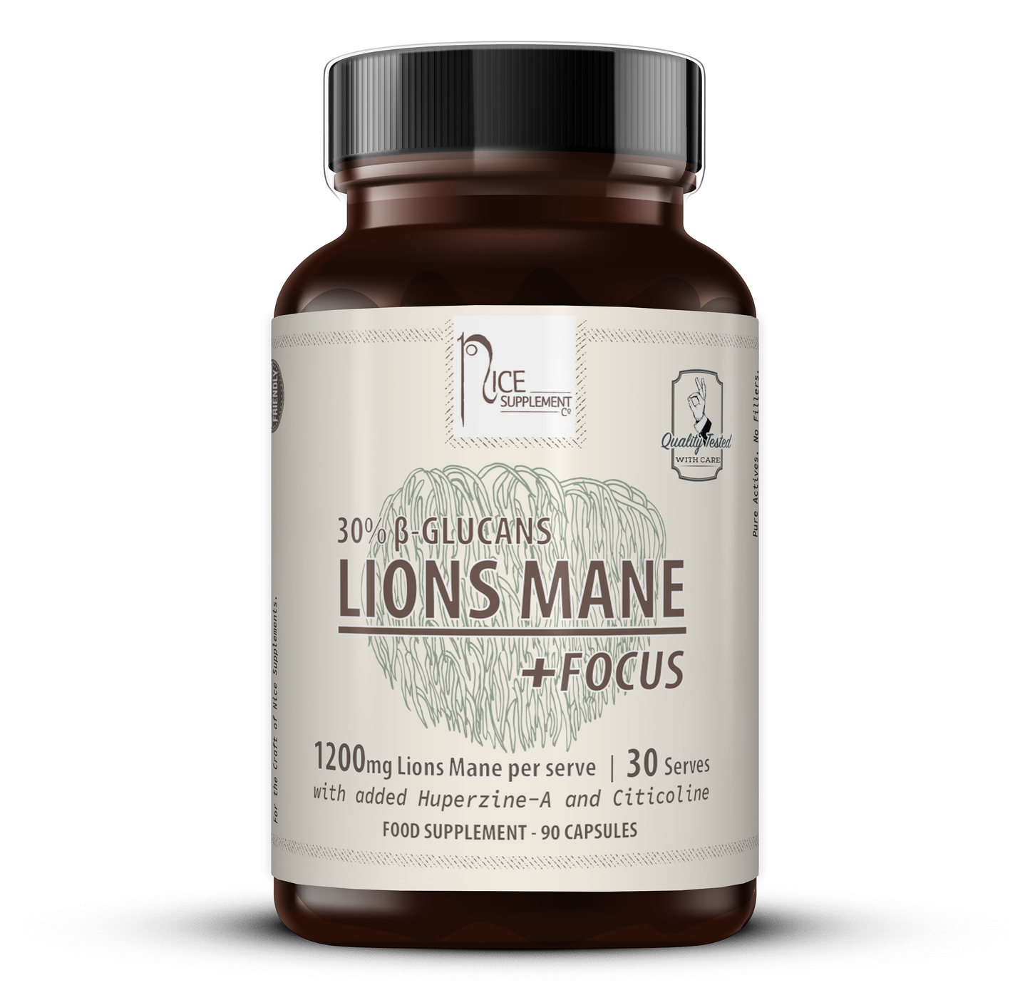 NICE SUPPLEMENT CO Lions Mane + Focus