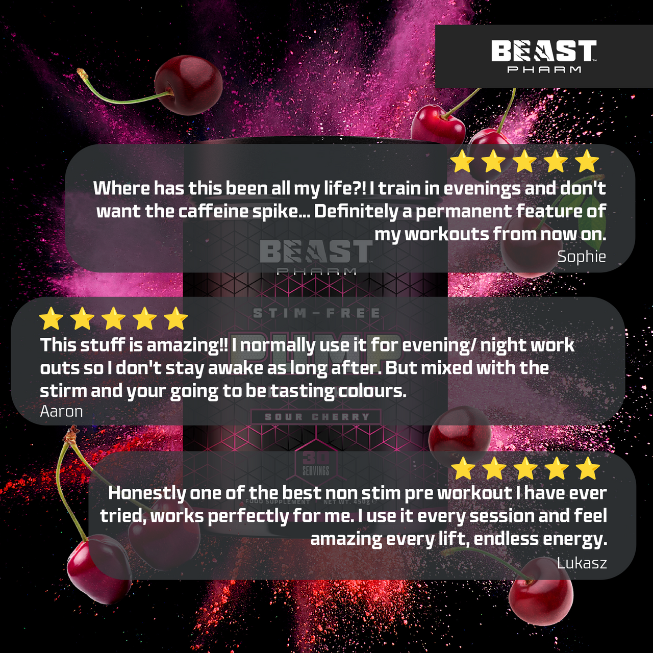 BEAST Pharm Pump – Stimulant-Free Pre-Workout (30 Servings)