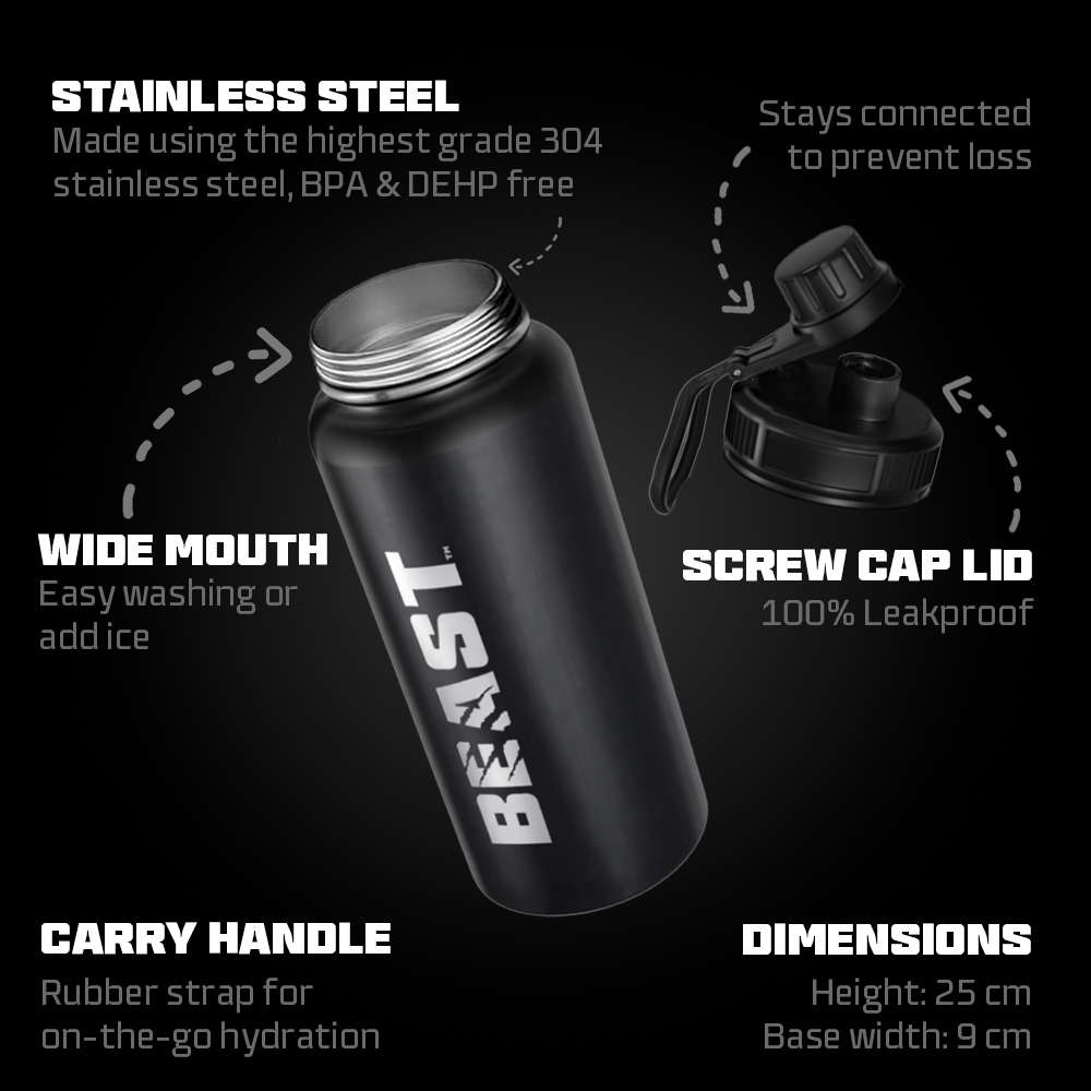 Beast 1L Insulated Steel Bottle