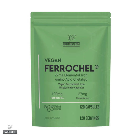 SUPPLEMENT NEEDS VEGAN FERROCHEL - 120 CAPSULES
