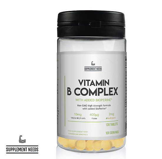 SUPPLEMENT NEEDS ADVANCED VITAMIN B COMPLEX - 120 TABS