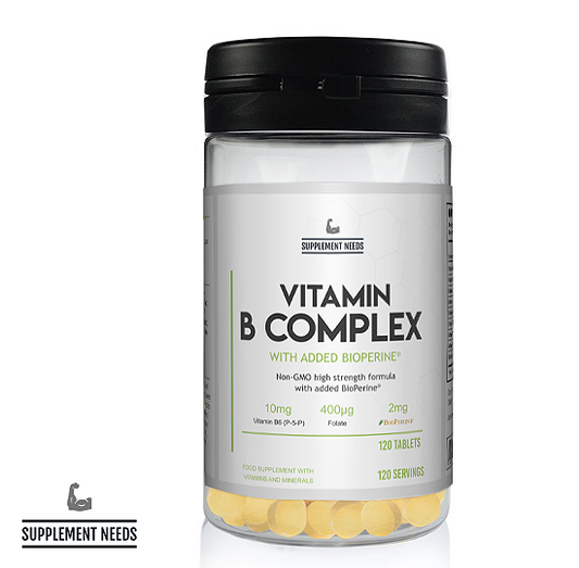 SUPPLEMENT NEEDS ADVANCED VITAMIN B COMPLEX - 120 TABS