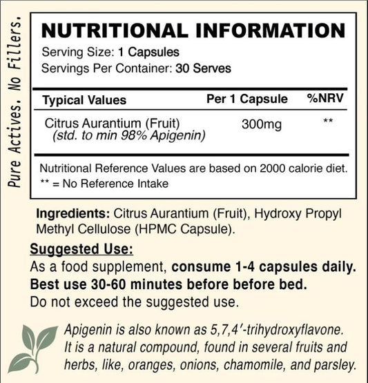 NICE SUPPLEMENTS CO APIGENIN 300MG - 60 servings