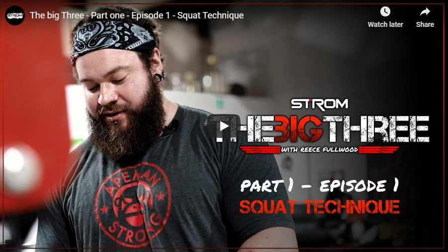 The big Three - Part one - Episode 1 - Squat Technique
