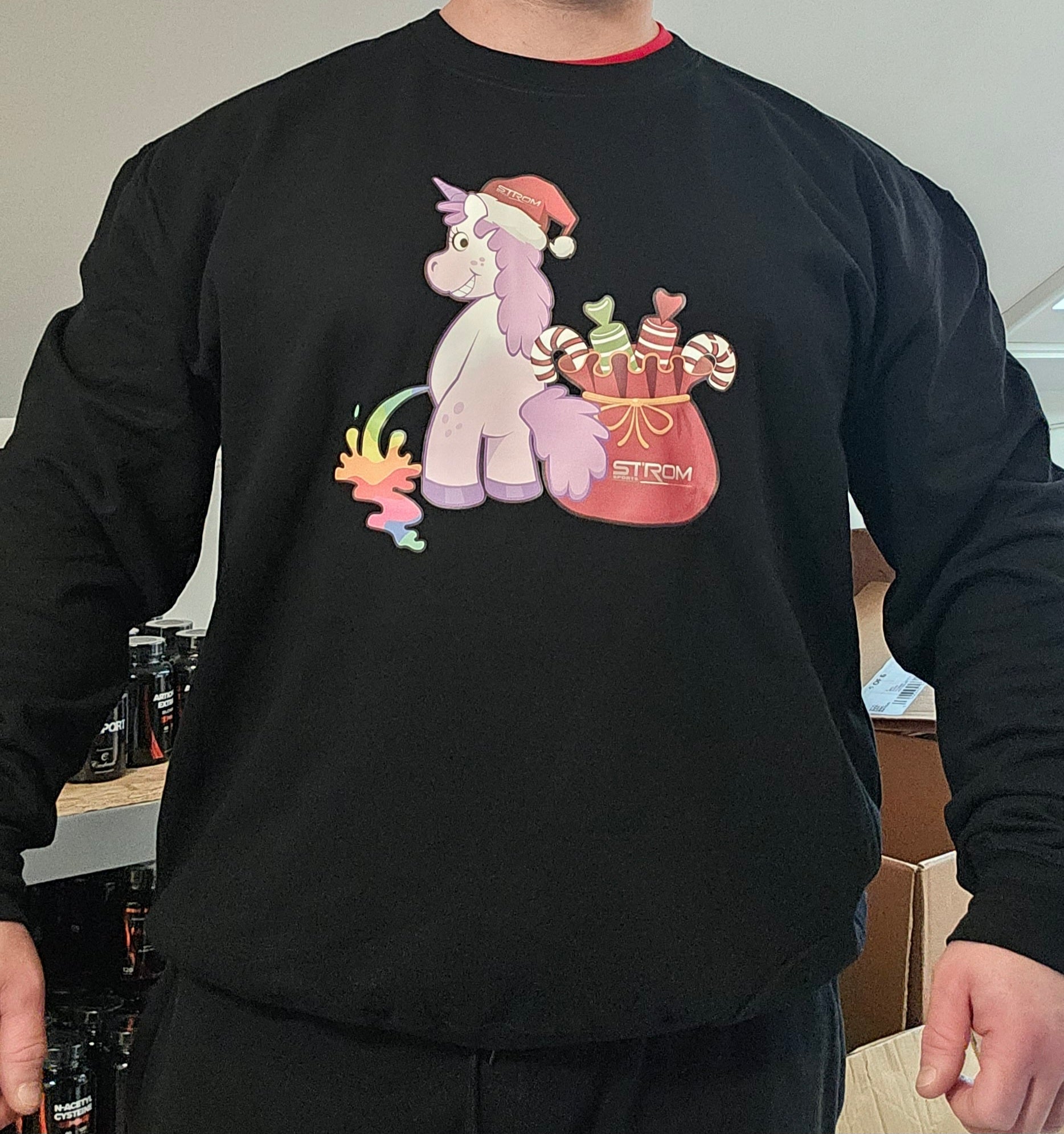 Strom Ireland Christmas Unicorn Sweatshirt