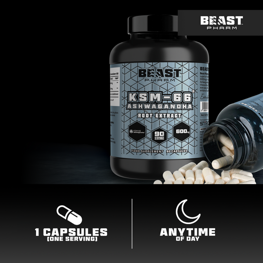 BEAST Pharm KSM-66® Ashwagandha - 600mg