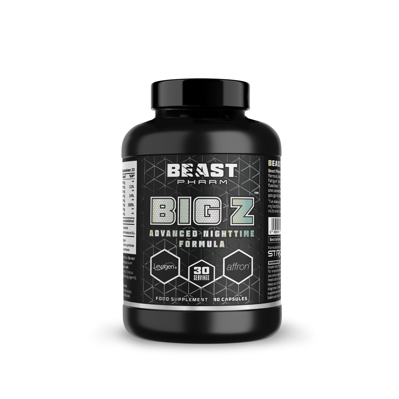 BEAST Pharm Big Z – Nighttime Recovery Formula (30 Servings)