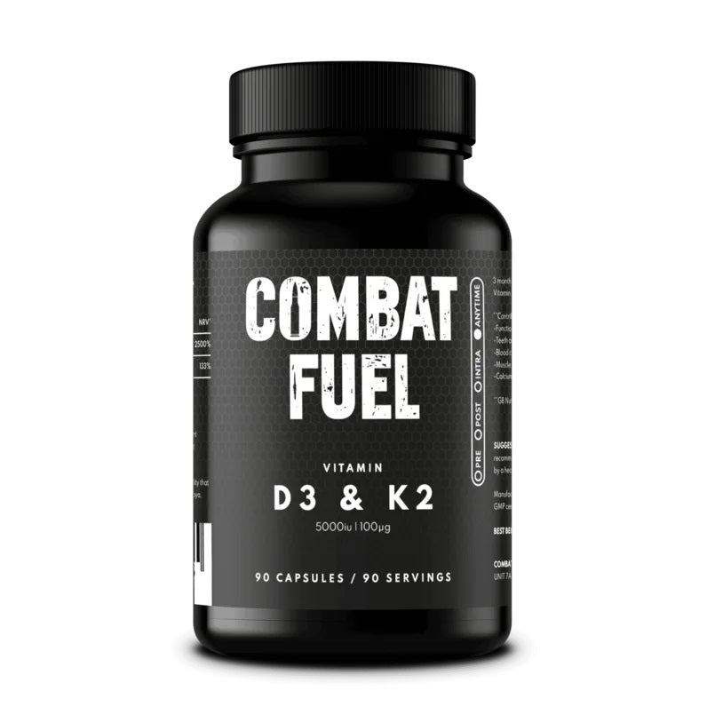 Combat Fuel - HIGH STRENGTH VITAMIN D3 AND K2 – 3 MONTH