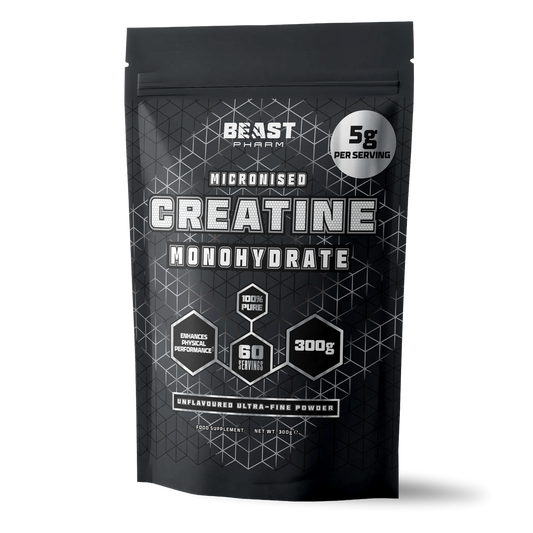BEAST Pharm 100% Pure Micronised Creatine Monohydrate 300g