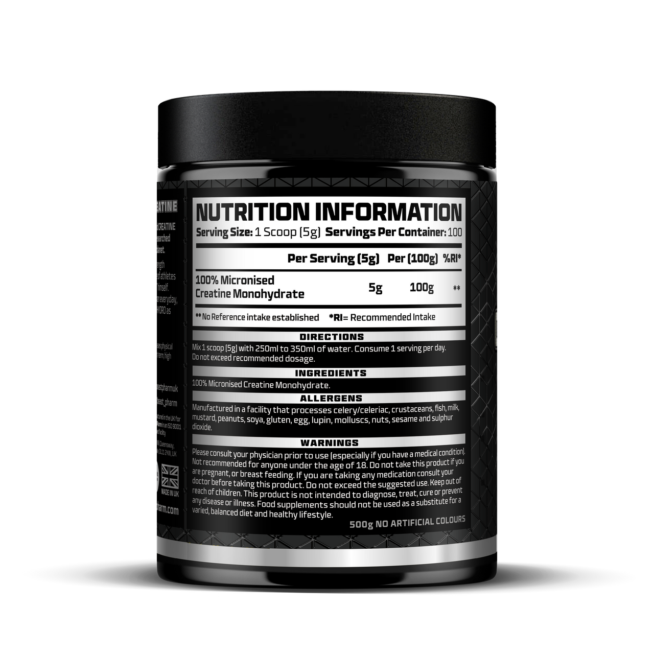 BEAST Pharm Creatine Monohydrate (100 Servings)