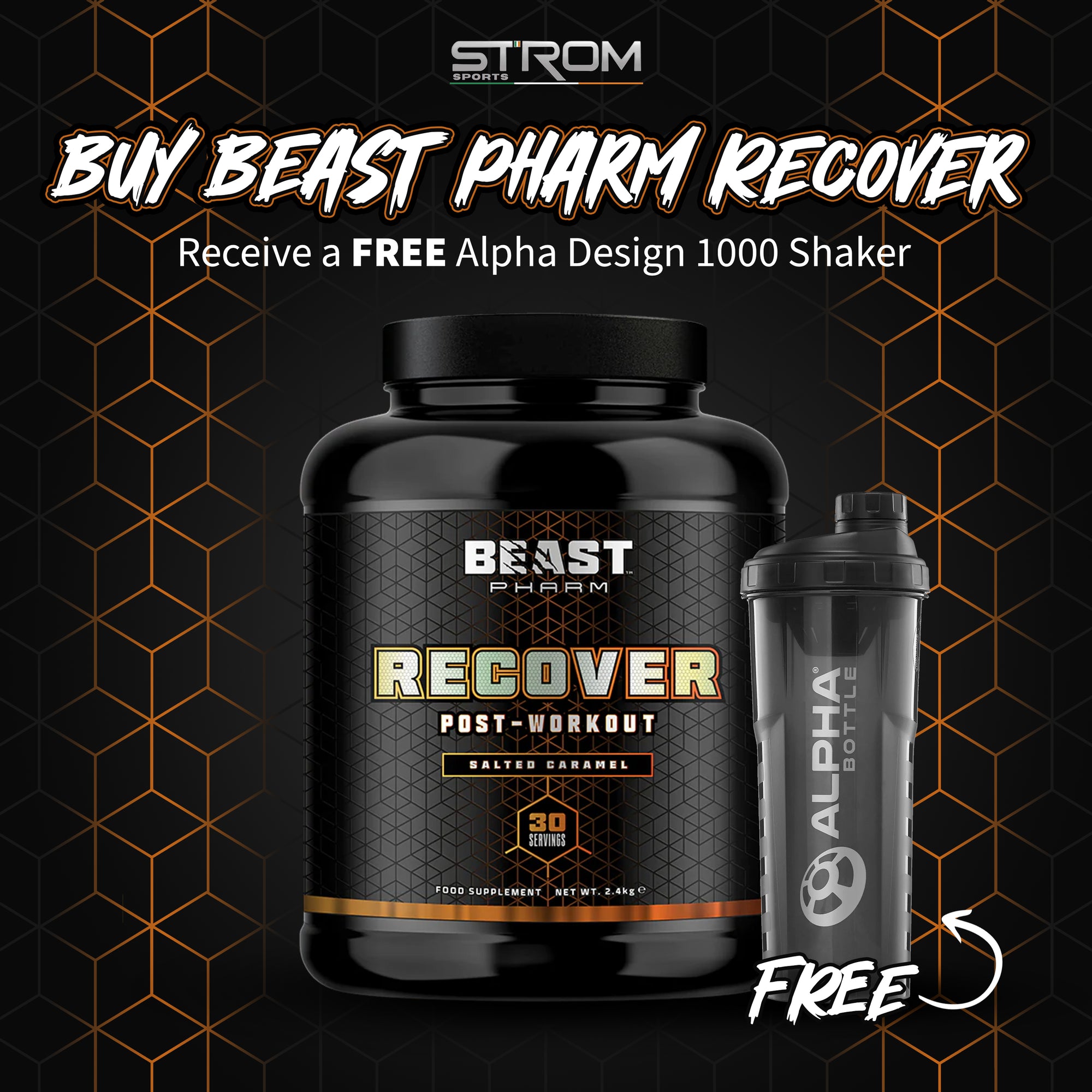 Beast Pharm Recover - Free 1000ml Shaker